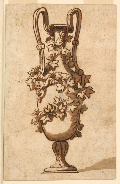 Drawing, Design for a Decorative Vase by Unbekannt Unbekannt